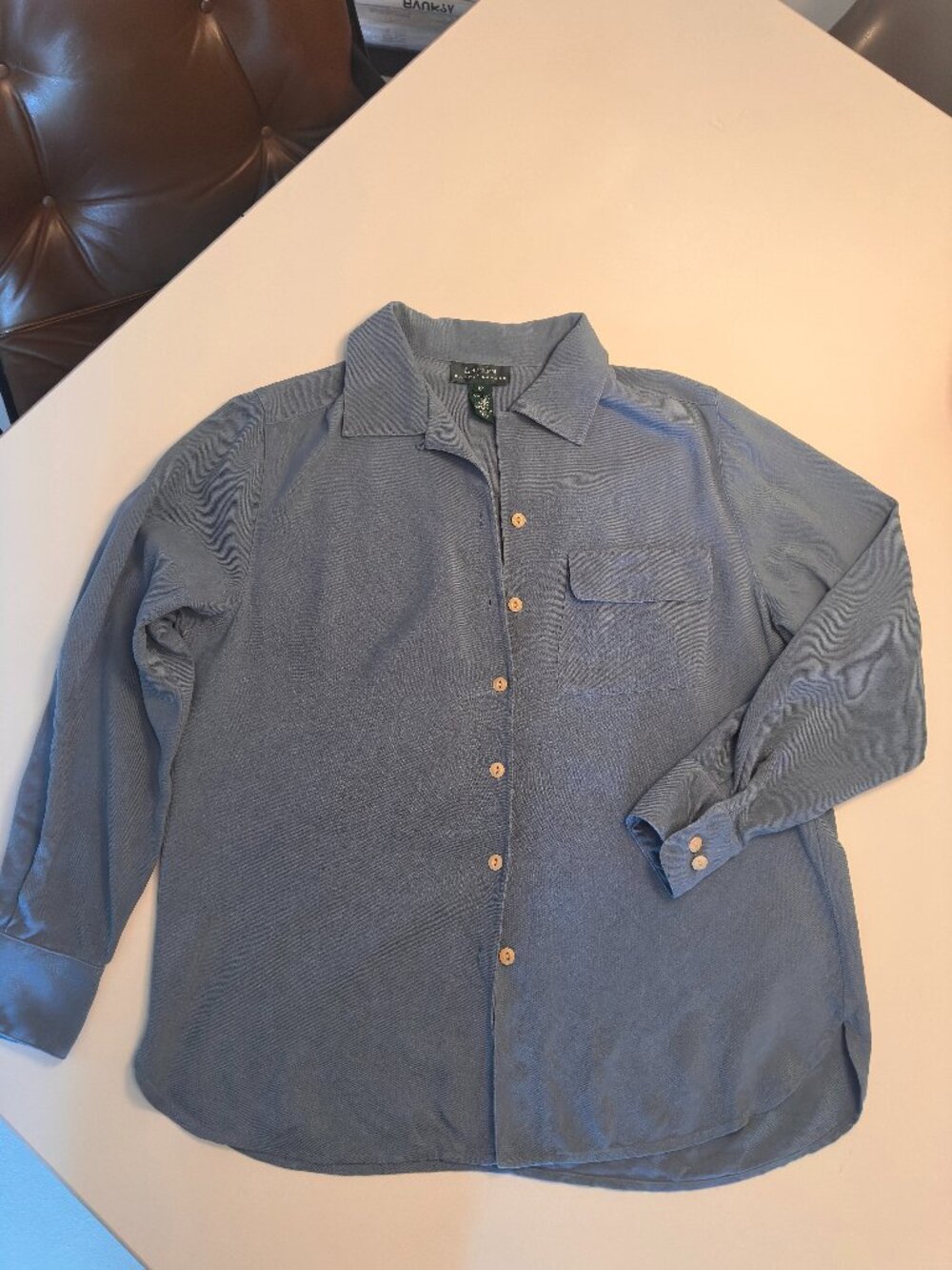 Ralph Lauren Silk Oversized Shirt
